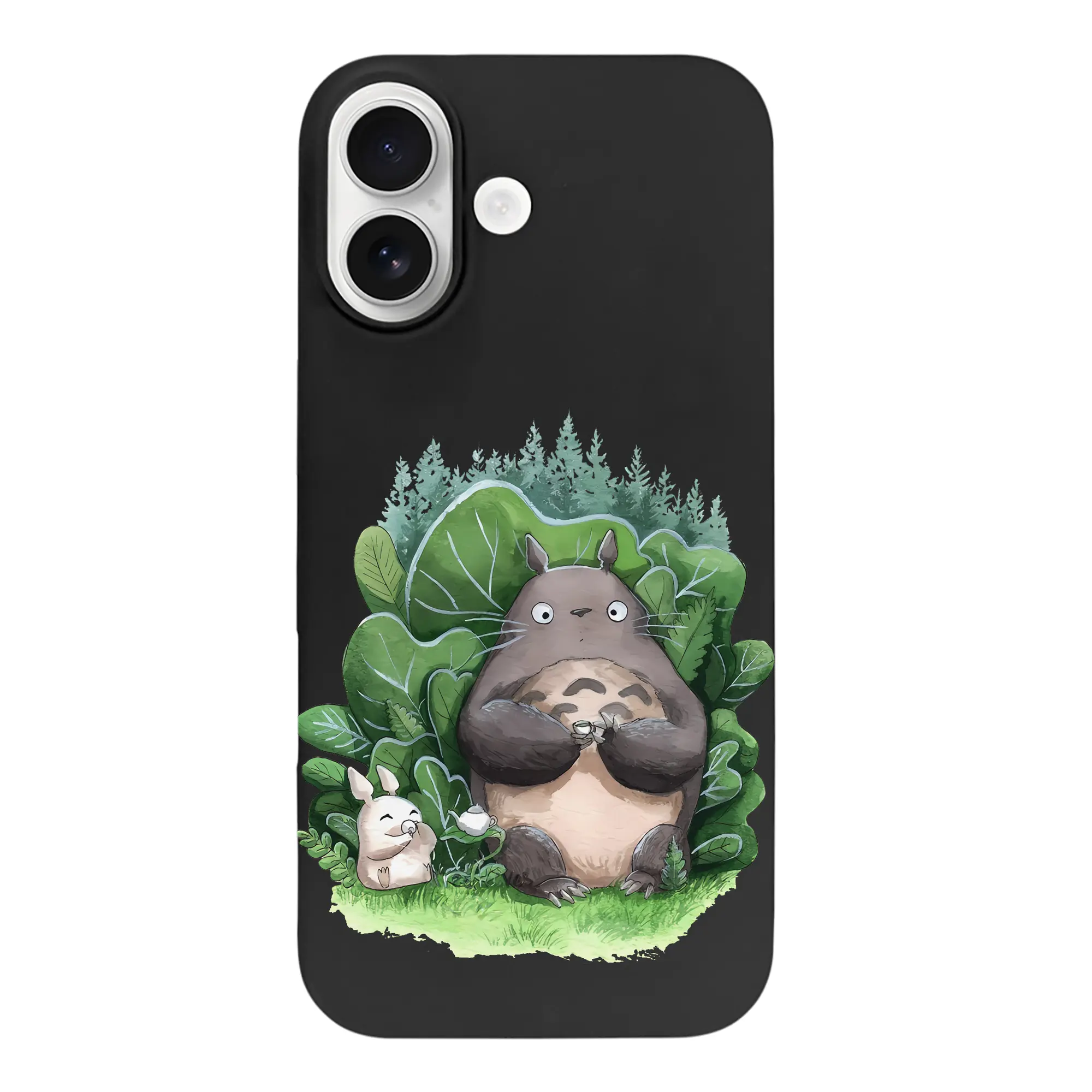 となりのトトロ グッズ トトロ - iPhone 17 シリーズ シリコンケース 薄型 耐衝撃 指紋防止 ソフトタッチカバー 精密フィット 傷防止 保護ケース iPhone 17/17 Air/17 Pro/17 Pro Max 対応